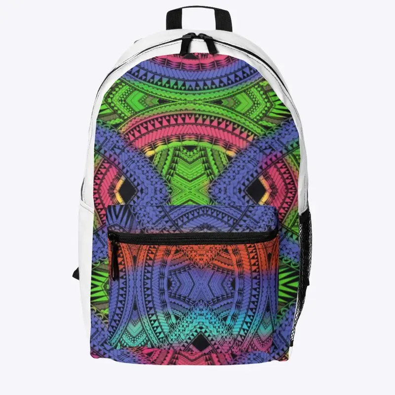 Tribal dye backpack 