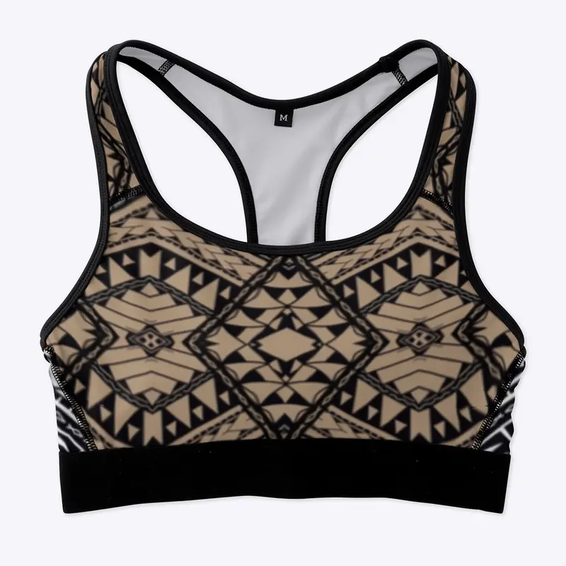 Women’s tribal sports bra 