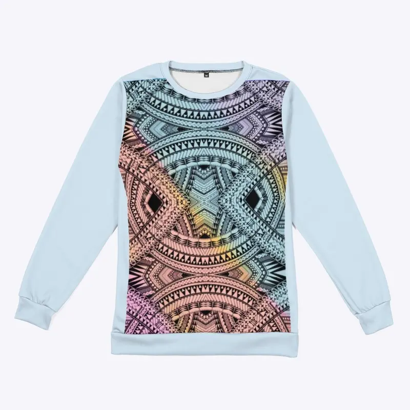 Full from tribal design crewneck sweater