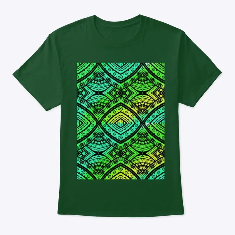 Green tribal designs 