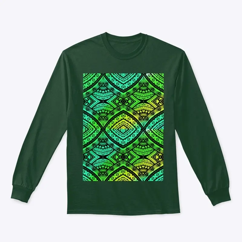 Green tribal designs 